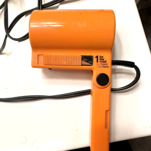 Clairol Accessories Vintage Clairol For The Road Travel Blow Dryer Clairol Accessories Vintage Clairol For The Road Travel Blow Dryer